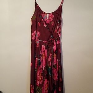 Xhilaration wrap maxi dress